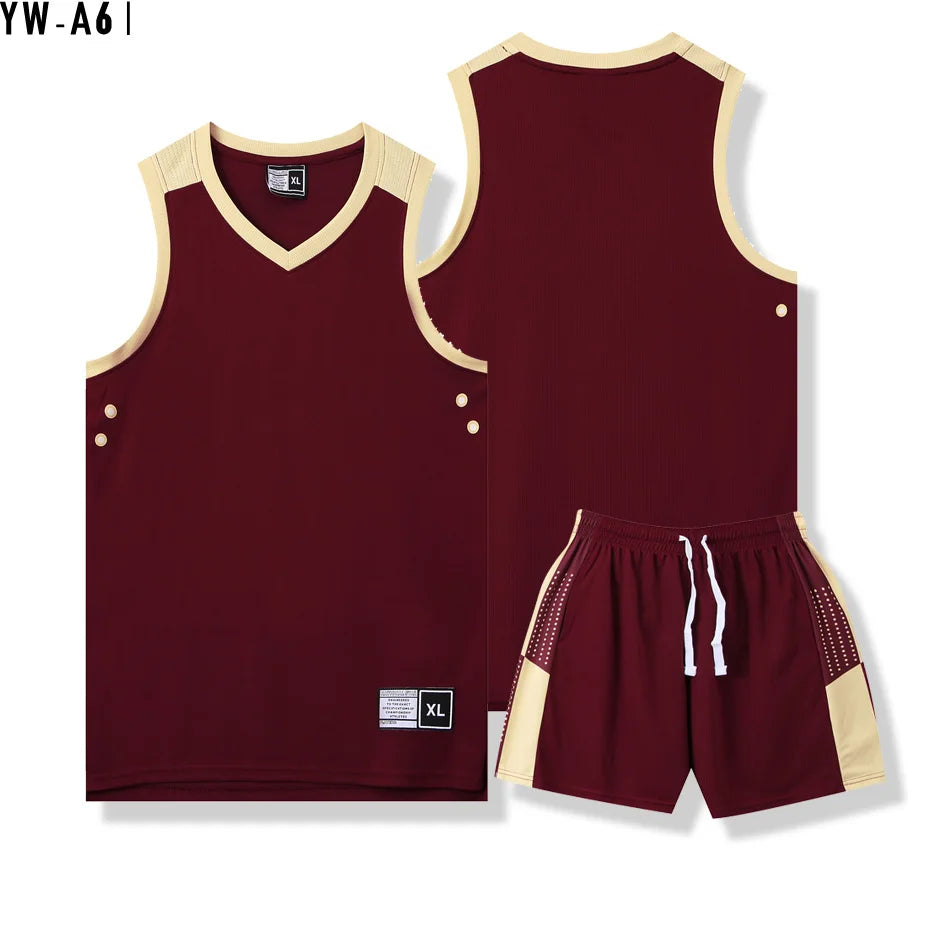 Customizable Quick-Dry Basketball Jersey for Kids & Adults – Perfect for Training and Play!