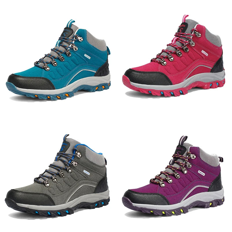 Unisex 2024 Hiking Boots - Comfortable Mountain Trekking and Climbing Shoes for Men and Women