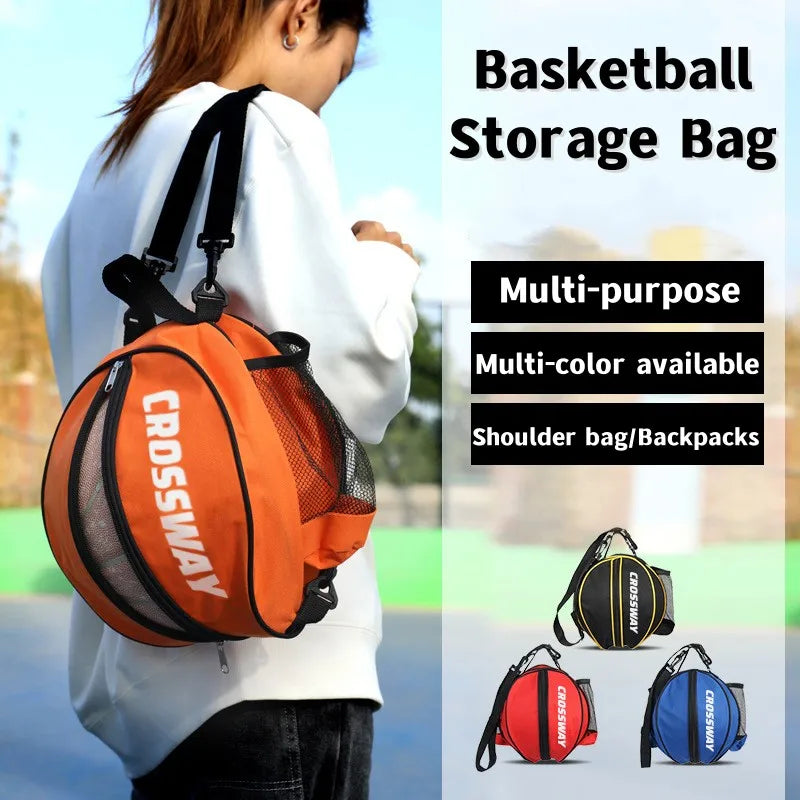 Multifunctional Oxford Cloth Sports Backpack for Basketball and Soccer