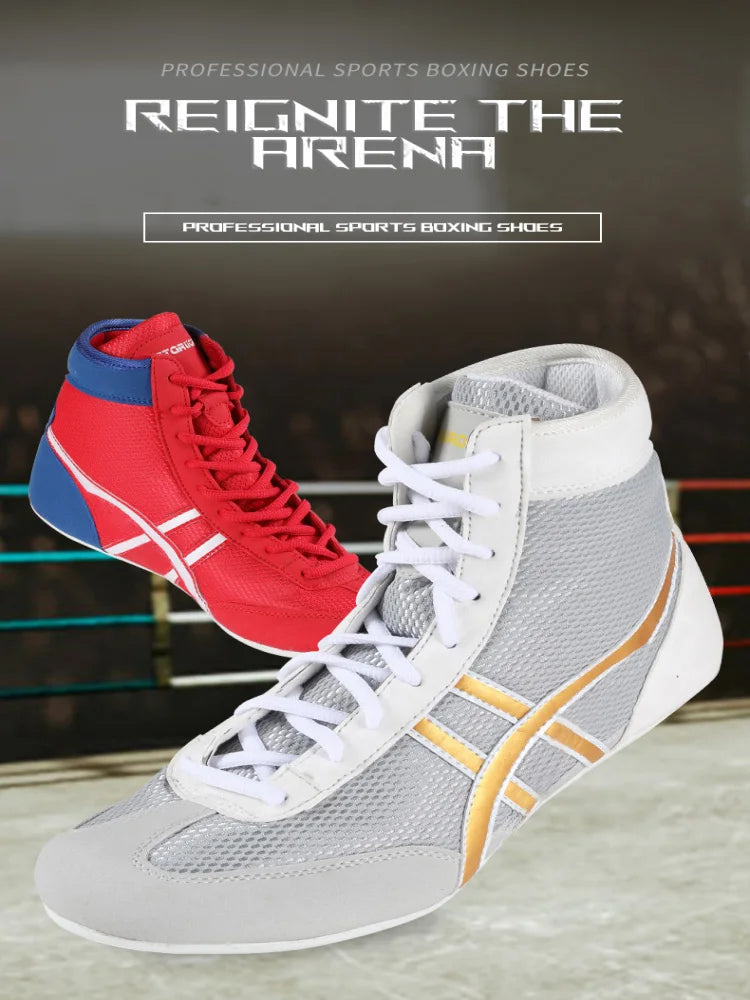 👟 Professional Unisex Boxing Shoes | Breathable & Wear-Resistant Non-Slip Wrestling Footwear | Fighting Sneakers for Gym Training