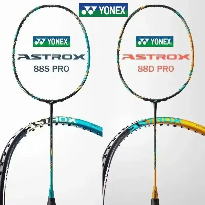 🏸 Yonex ASTROX 88D/S PRO Badminton Racket | High-Quality Offensive Carbon Fiber | Professional Racket with Line