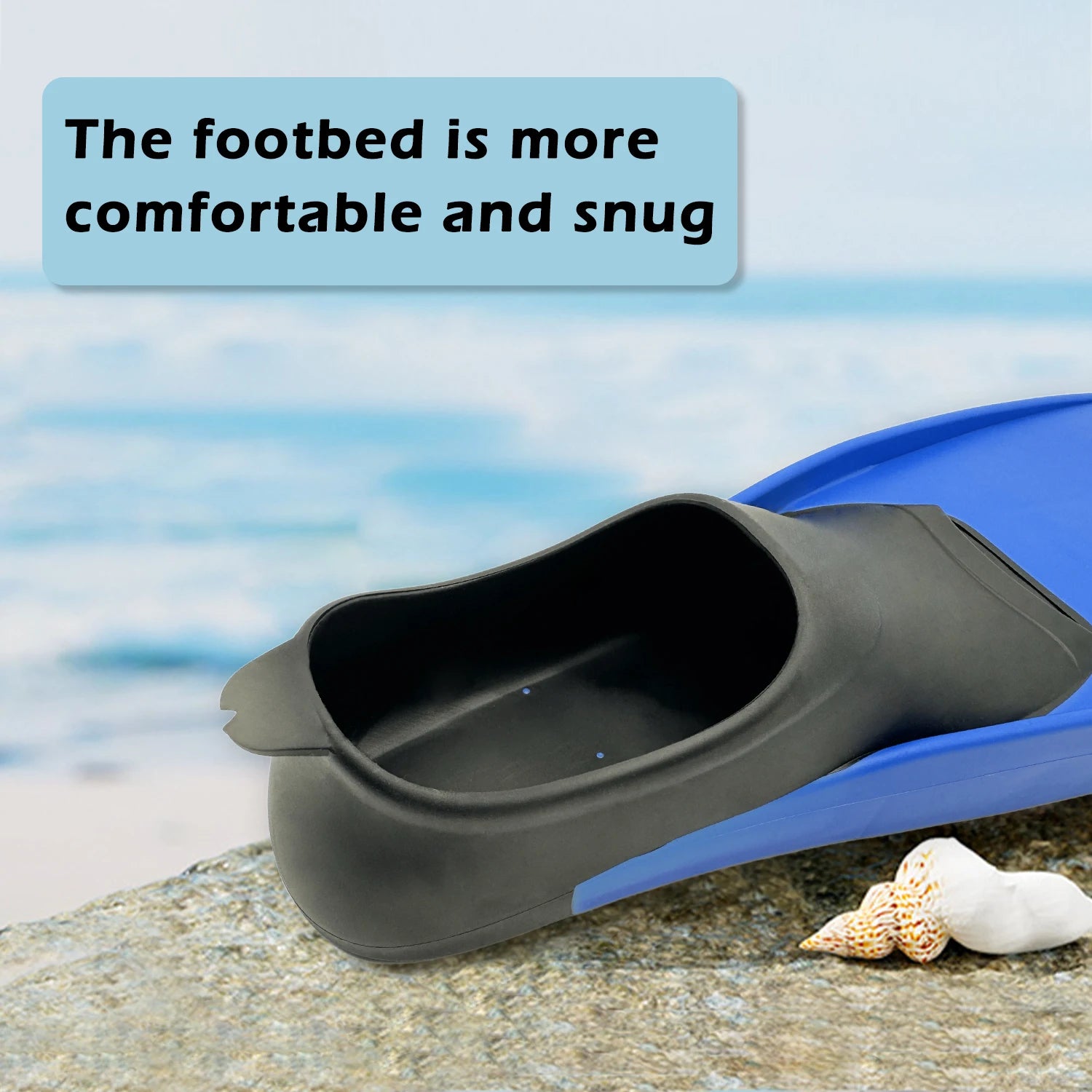 Adult Silicone Swim Training Fins for Scuba and Snorkeling