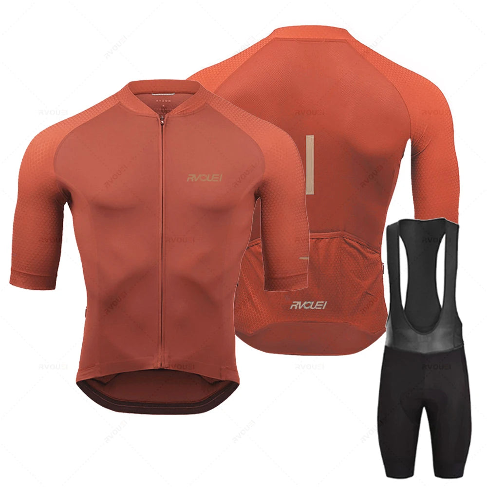 Pro Team Cycling Jersey Set - Breathable Road Bike Wear for Men 🚴‍♂️