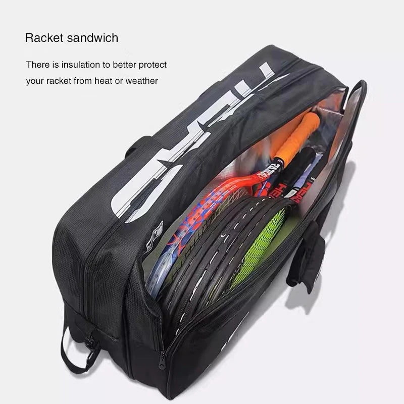 🎾 HEAD Large Capacity Racquet Sport Bag | Fits 6 Rackets | Ideal for Tennis & Badminton