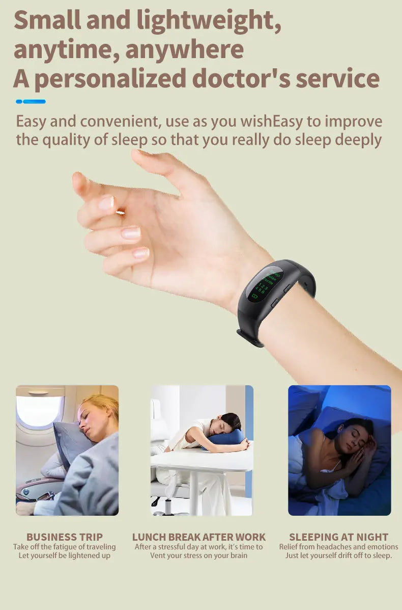 🌙  Pulse Sleep Aid Device – Micro-Current Therapy for Deep Sleep & Relaxation | Combat Anxiety & Insomnia | Portable Sleeper 💤