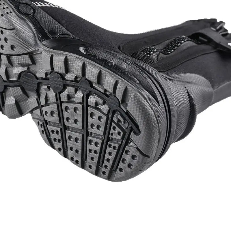 5mm Neoprene Dive Boots with Side Zipper for Adults