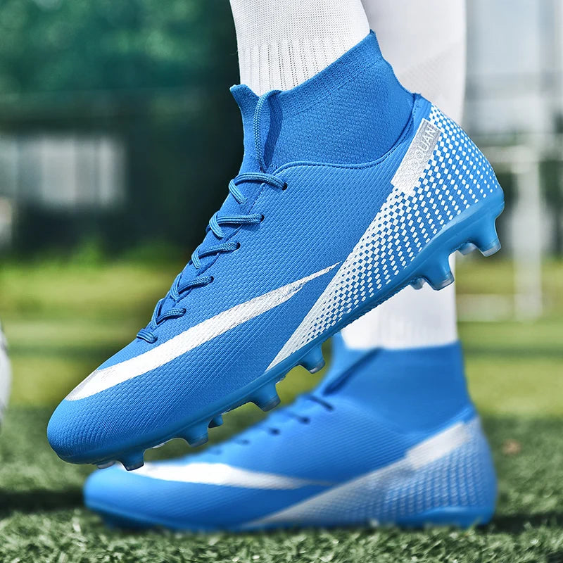 ⚽ Men's Quality Football Boots - Assassin Chuteira Campo TF/AG High Cut Soccer Shoes ⚽