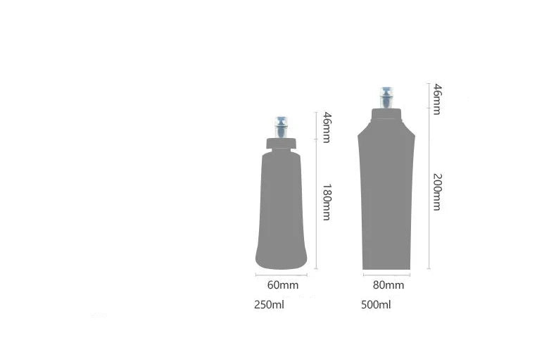 Water Bottle | 250ml & 500ml | Ideal for Running & Cycling