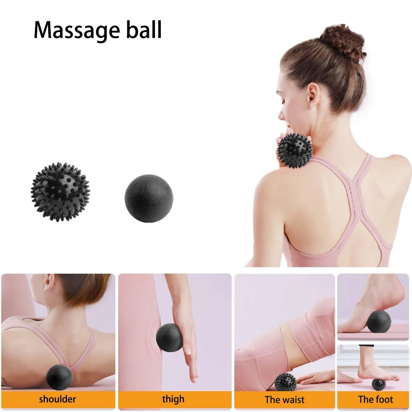 🧘‍♀️ 6-in-1 Yoga Training Tools – Foam Roller, Massage Stick, Tension Band, & 2 Massage Balls | Perfect for Fitness, Yoga & Pilates 🌟