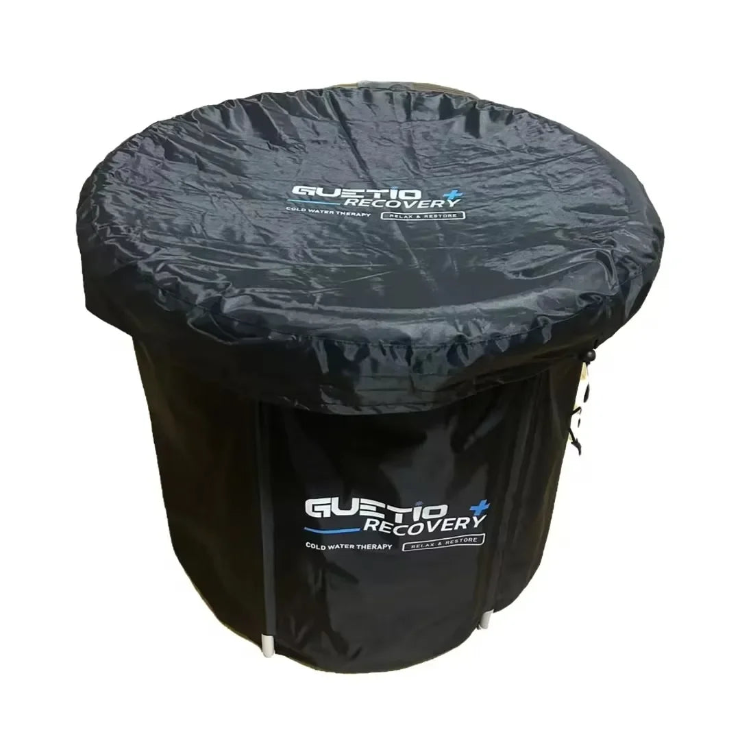 Portable PVC Ice Bath Tub - Insulated Inflatable Recovery Pod with Lid