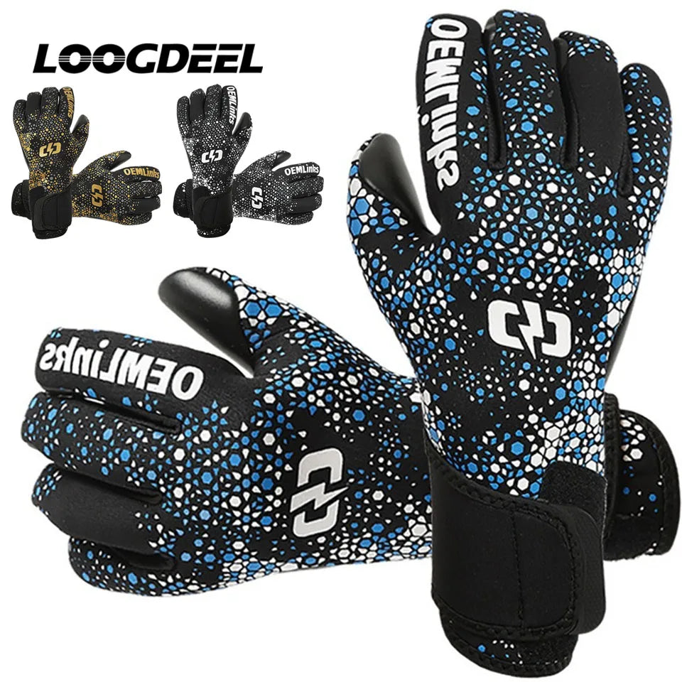 Professional Goalkeeper Gloves - Finger Protection Anti-Slip Soccer Training Gloves for Adults and Children