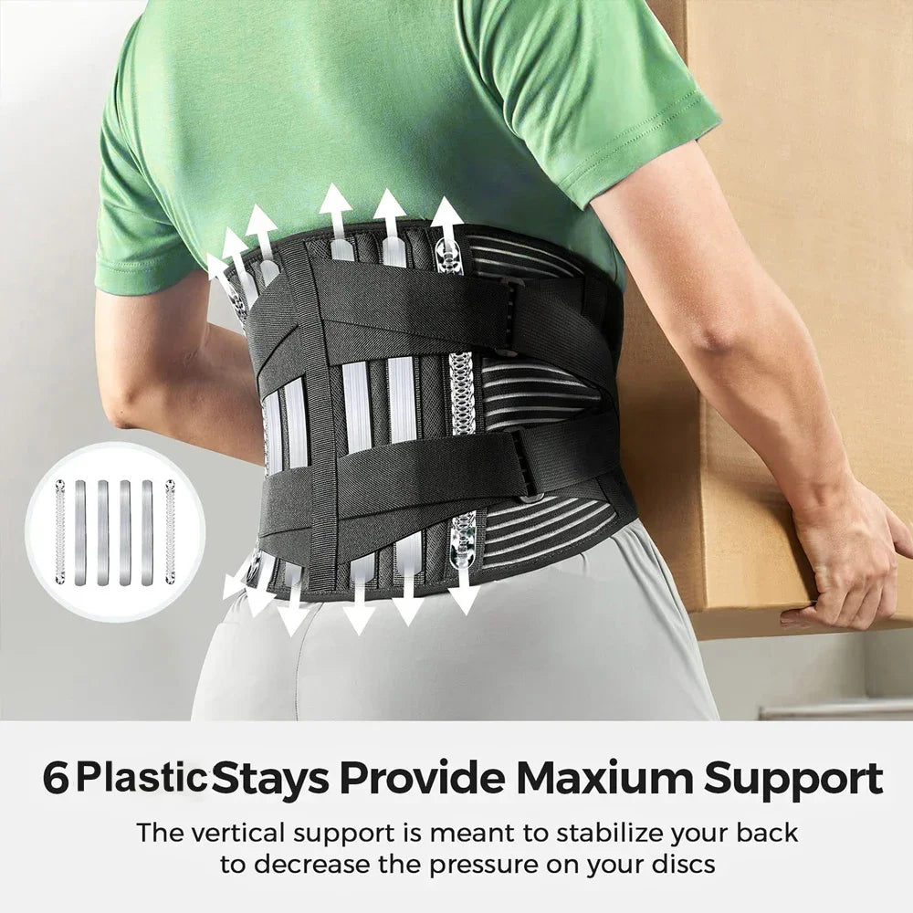 🌟 Hot Sale! Back Braces Waist Belt for Men & Women | Lower Back Pain Relief