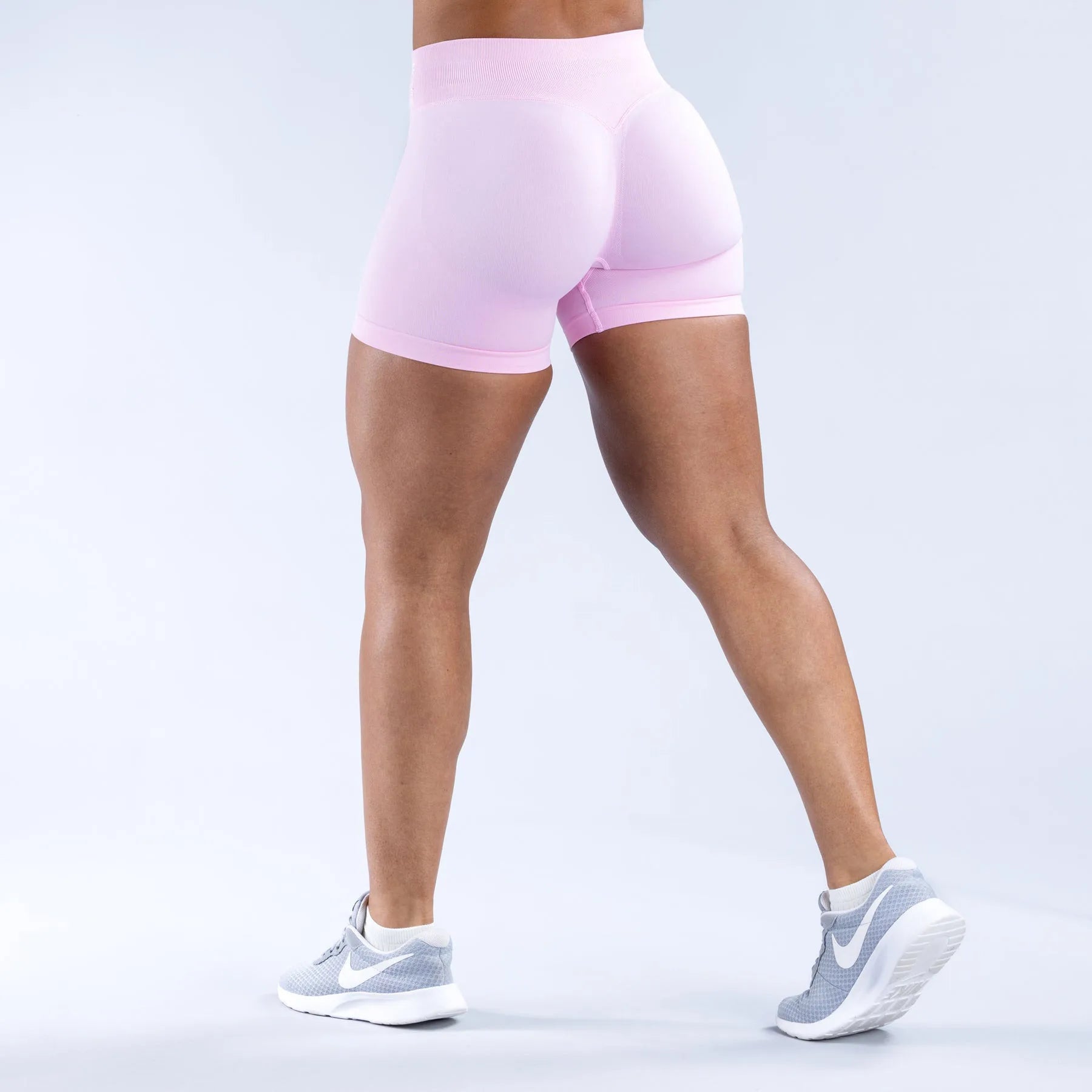 💪 Women's Gym Shorts | Ribbed Biker Shorts | Seamless Scrunch Butt Workout & Yoga Leggings