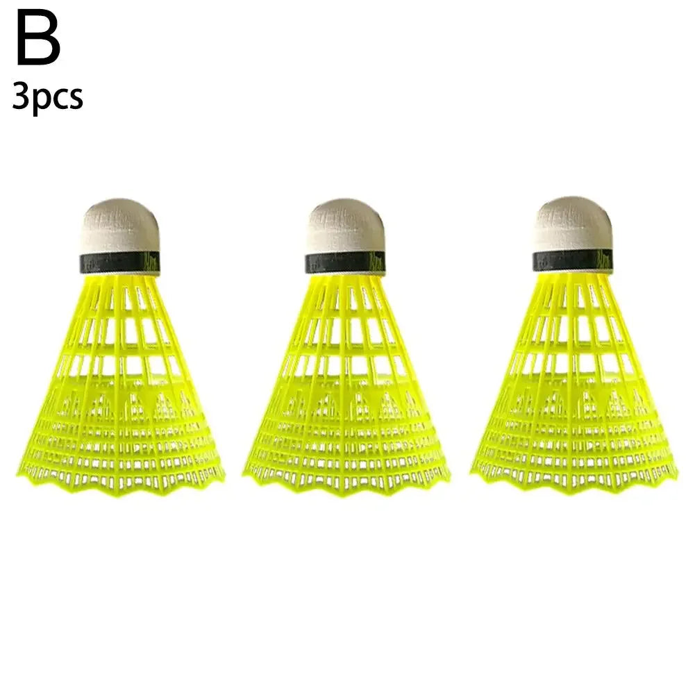 Nylon Badminton Shuttlecocks 3/6 Pack with Goose Feather