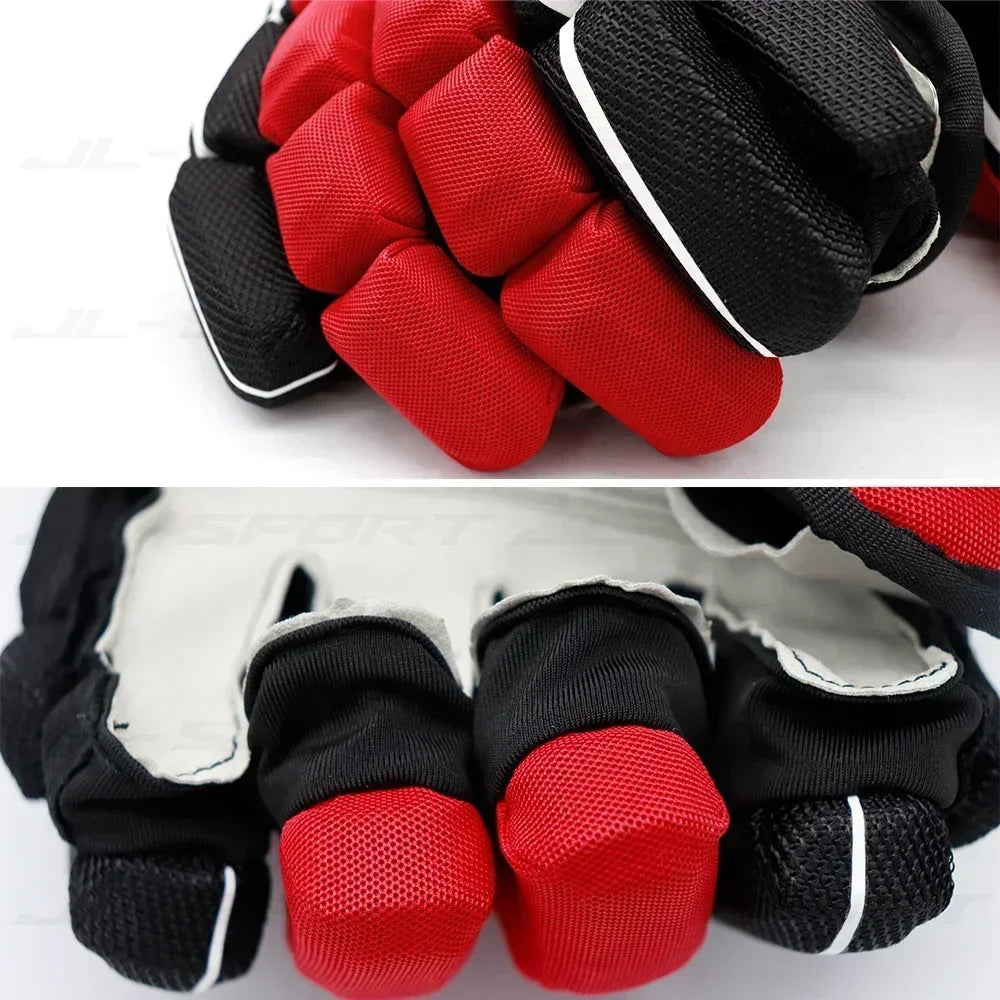 Premium Ice Hockey Gloves – 12in, 13in, 14in Sizes for Kids & Young Athletes!