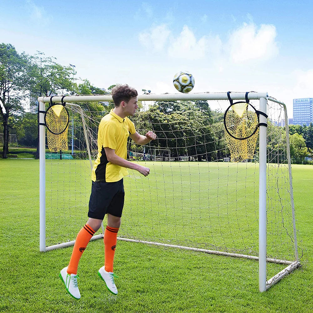 Training Shooting 1/2pcs Net Equipment Football Training Target Net Goal Youth Free Kick Practice Shooting Soccer Topshot Soccer