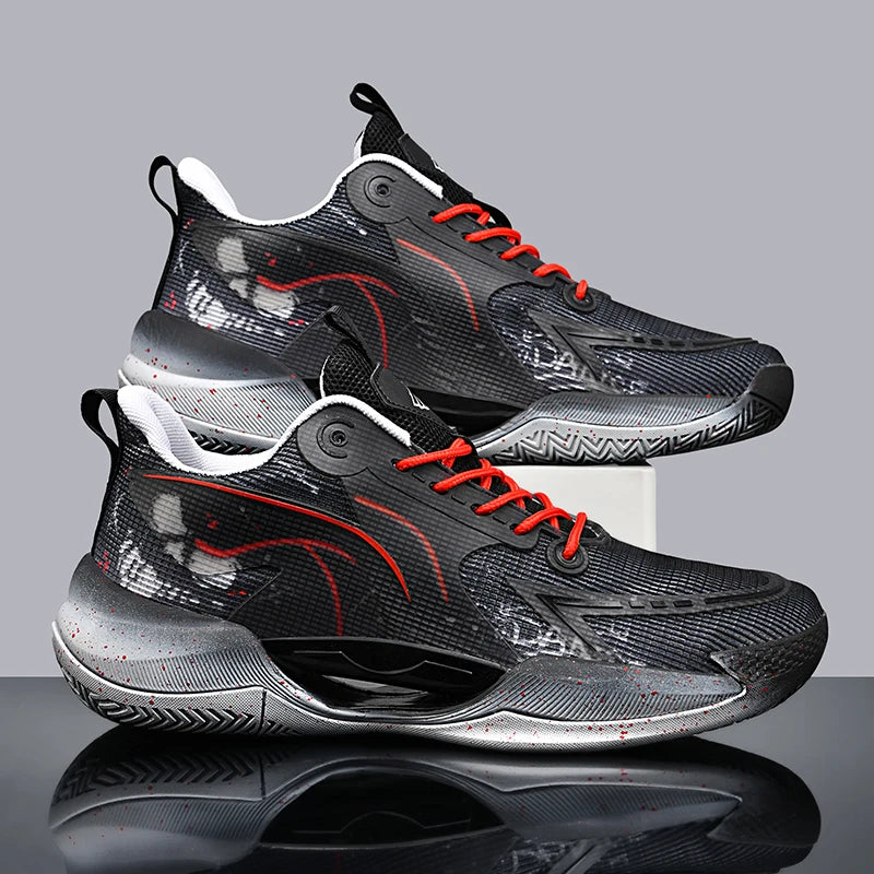 High-Quality Reflective Basketball Shoes for Men