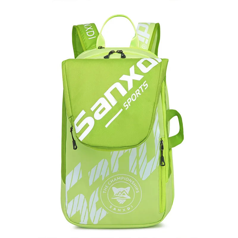 Foldable Tennis Badminton Backpack with Shoe Pocket