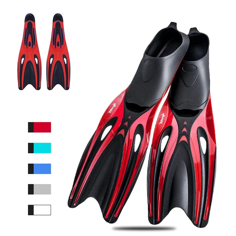 Adult Flexible Non-Slip Swim Fins for Diving Sports