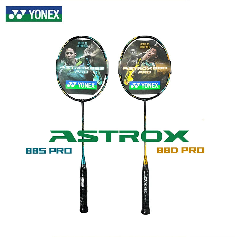 🏸 Yonex ASTROX 88D/S PRO Badminton Racket | High-Quality Offensive Carbon Fiber | Professional Racket with Line