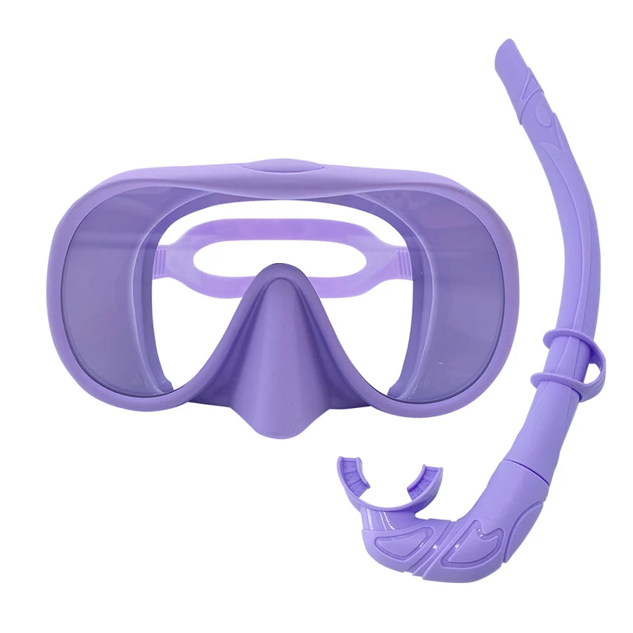 180° Full Face Diving Mask with Anti-Fog Snorkel Tube
