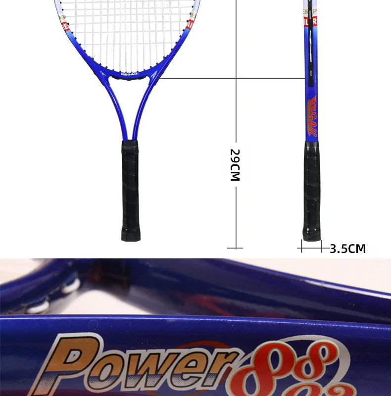 🎾 All-Around Performance: 27-Inch Aluminum Alloy Tennis Racquet for Adults & Juniors 🎾