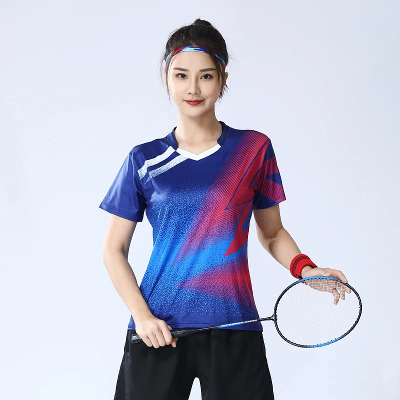 Women's Table Tennis & Badminton Sports T-Shirt – Quick-Dry & Stylish