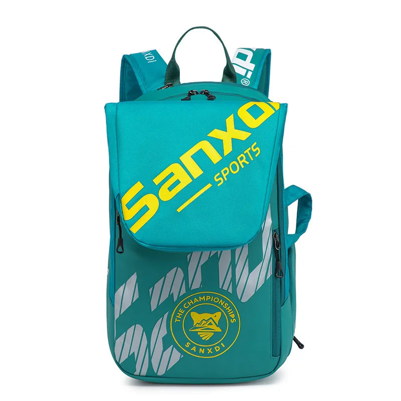 Foldable Tennis Badminton Backpack with Shoe Pocket