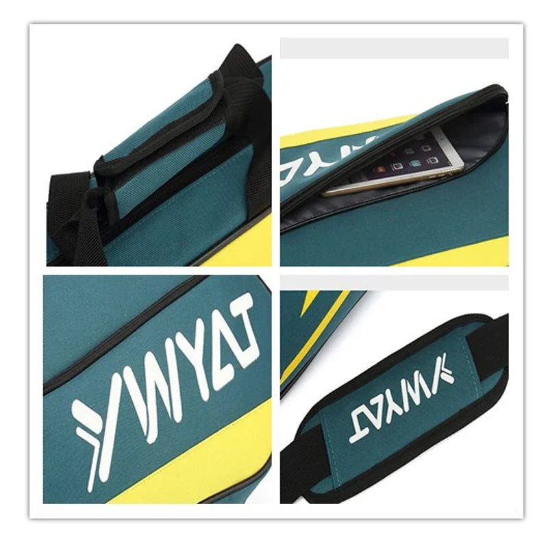 Waterproof Nylon Racket Bag with Shoulder Straps