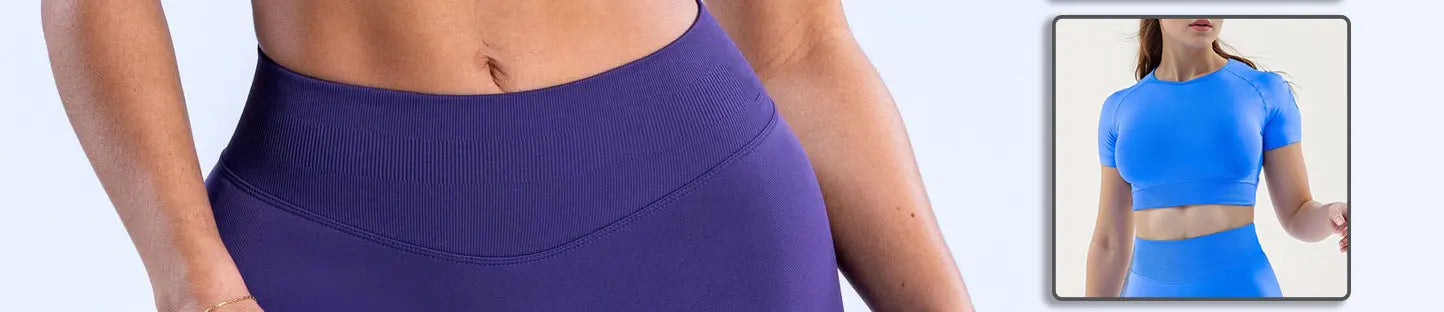 💪 Women's Gym Shorts | Ribbed Biker Shorts | Seamless Scrunch Butt Workout & Yoga Leggings