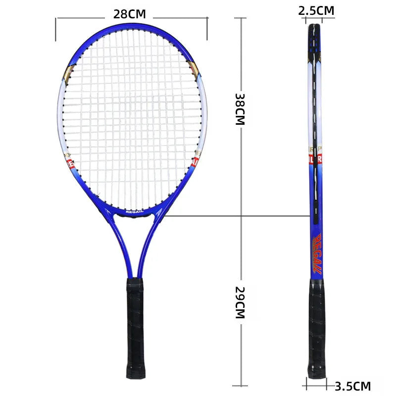 🎾 All-Around Performance: 27-Inch Aluminum Alloy Tennis Racquet for Adults & Juniors 🎾