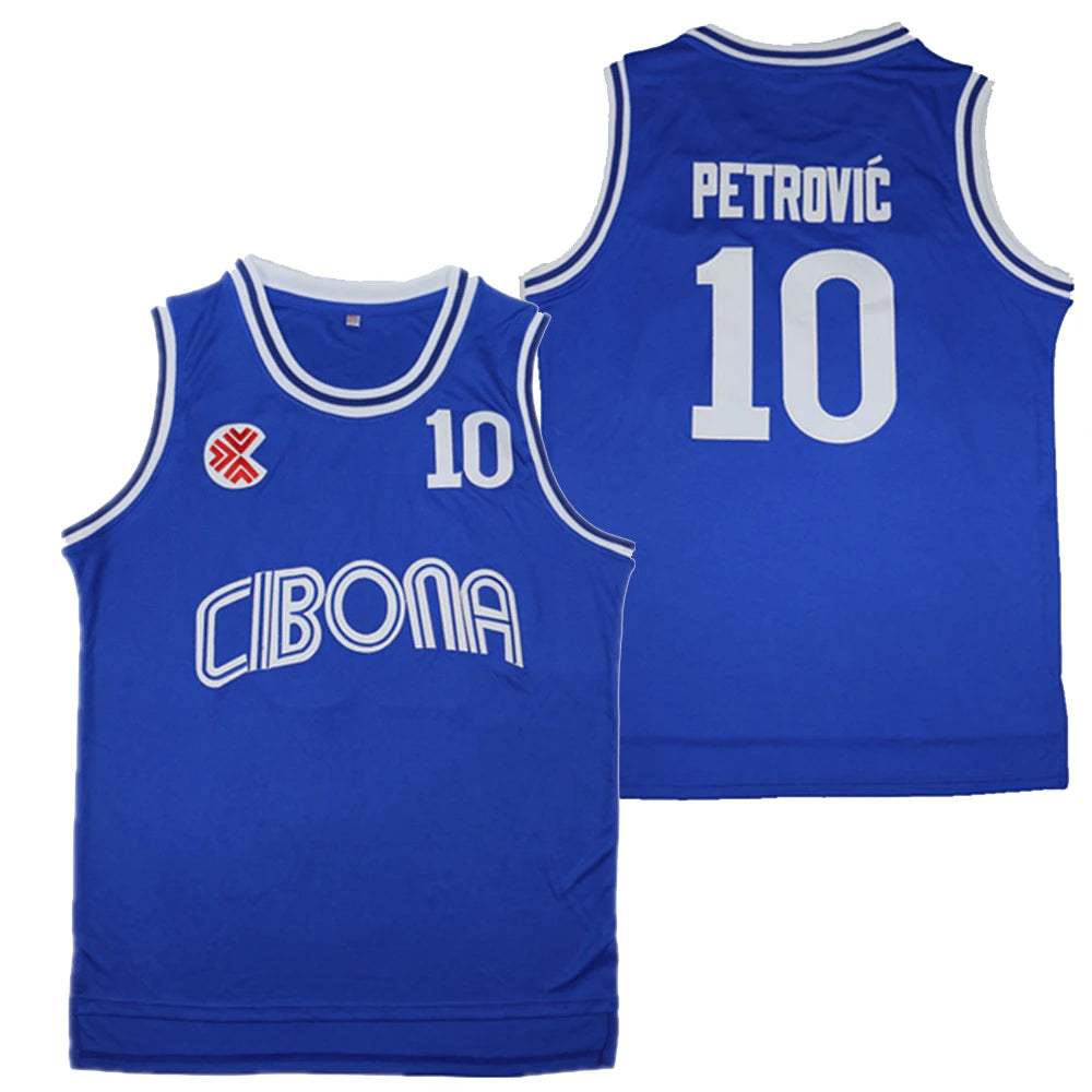 10 Basketball Jersey Blue 2024