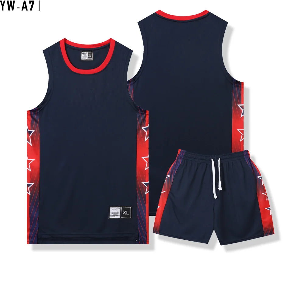 Customizable Quick-Dry Basketball Jersey for Kids & Adults – Perfect for Training and Play!