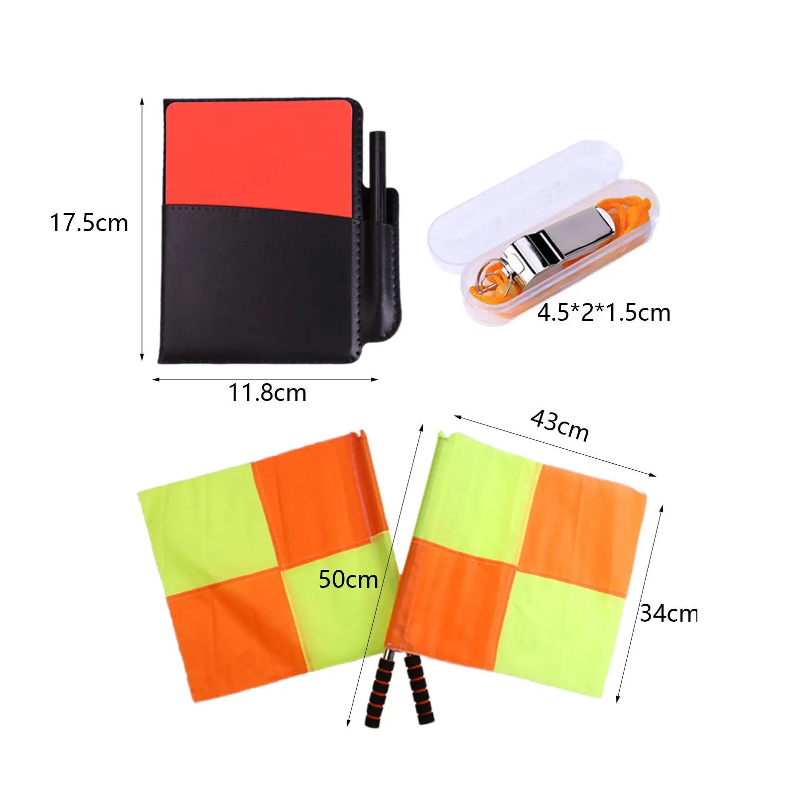 Professional Soccer Referee Flag Set - Essential Gear for Officiating