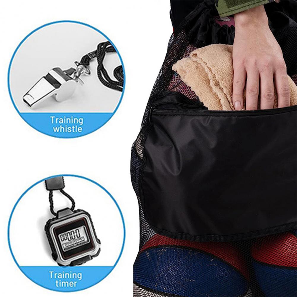 🏀 Drawstring Sports Ball Bag – Mesh Backpack for Football, Basketball, Soccer, Volleyball & Swimming Gear | Durable Ball Storage 🌟