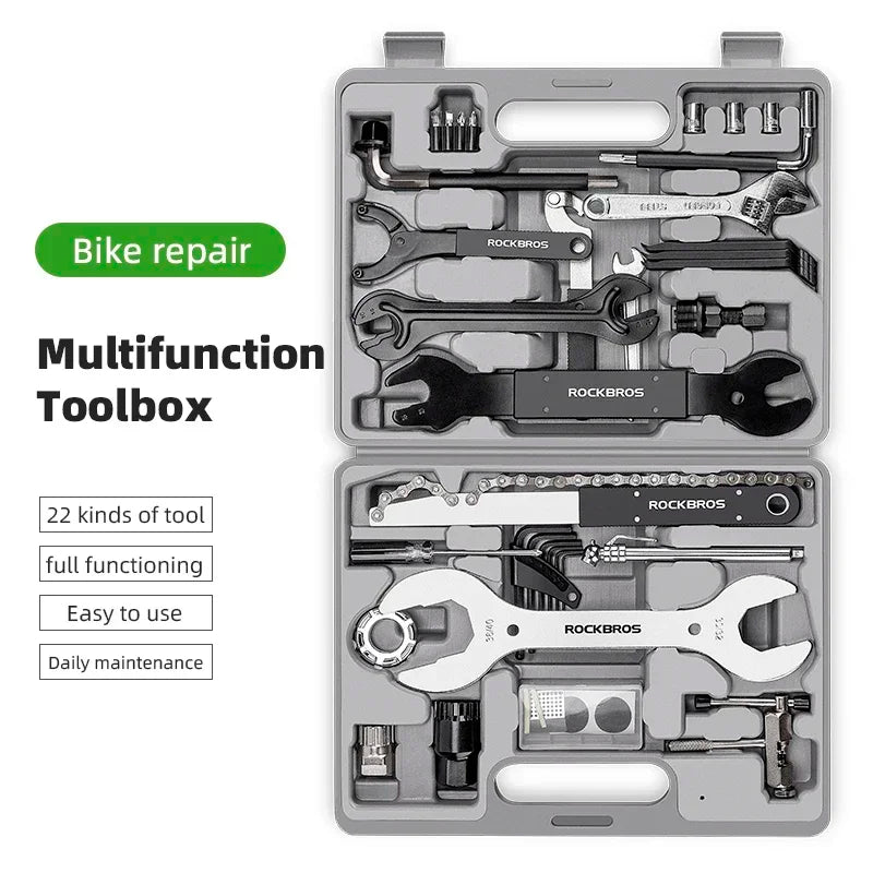 ROCKBROS Bicycle Tool Set: The Ultimate Cycling Repair Kit for Professionals