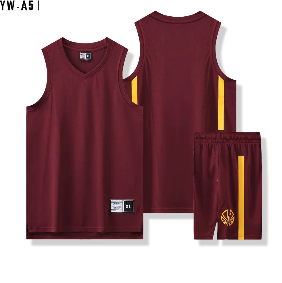 Customizable Quick-Dry Basketball Jersey for Kids & Adults – Perfect for Training and Play!