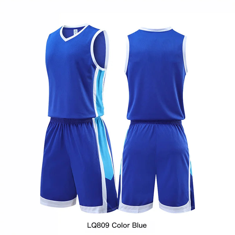 🏀 Customizable Basketball Jersey for Kids & Adults | Quick-Drying Training Uniforms & Tracksuits