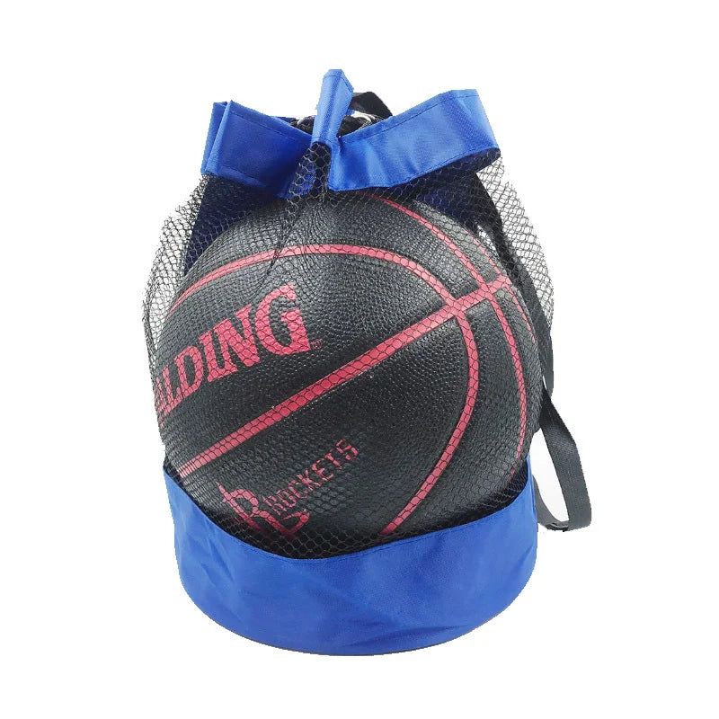 Multipurpose Sports Backpack with Basketball Net - Durable Oxford Cloth