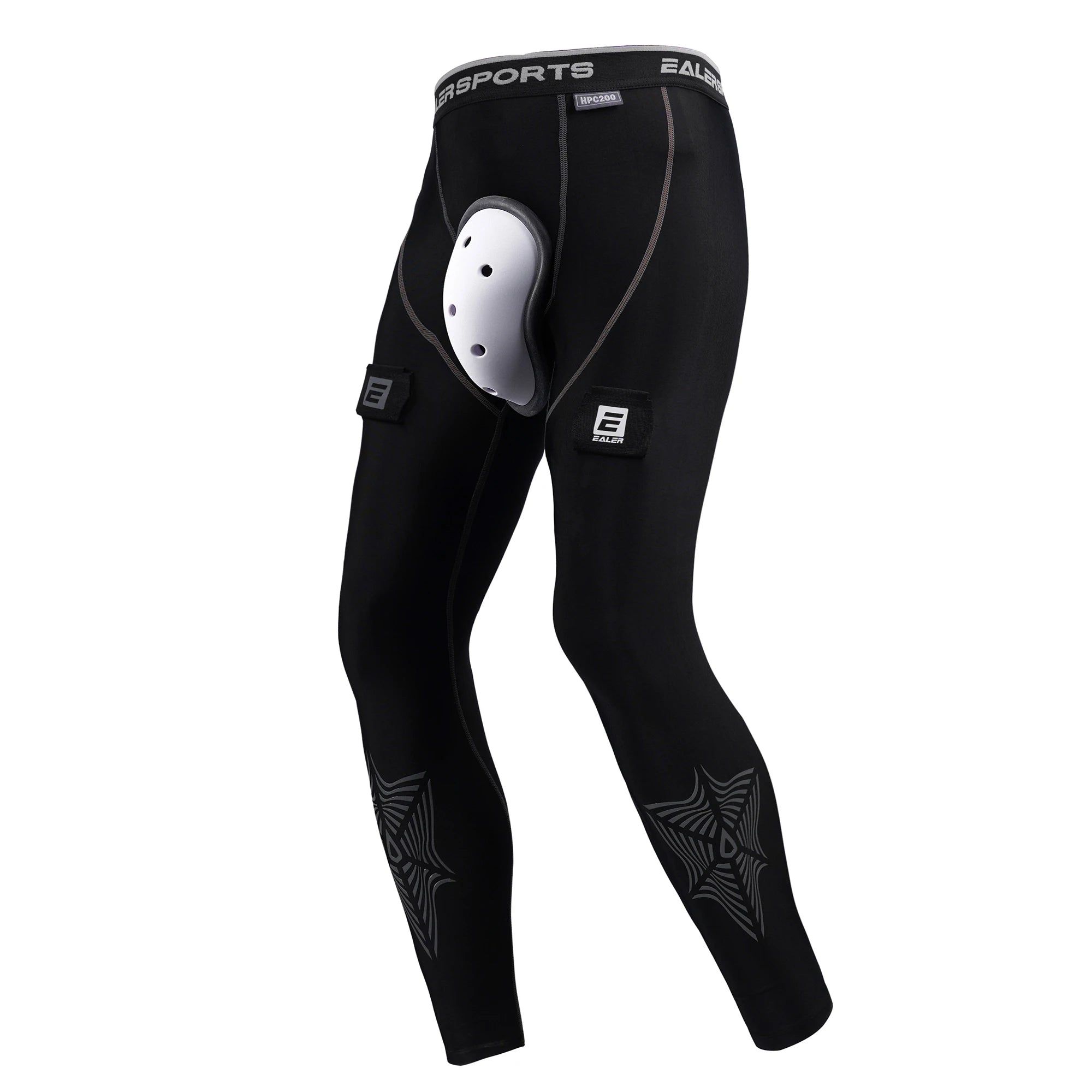 Han Duck Compression Hockey Pants with Athletic Cup & Sock Tabs – Jock for Men and Boys!