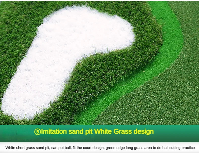 PGM 3-Hole Indoor Golf Putting Green – 100x300cm Training Mat for Home & Outdoor Practice!