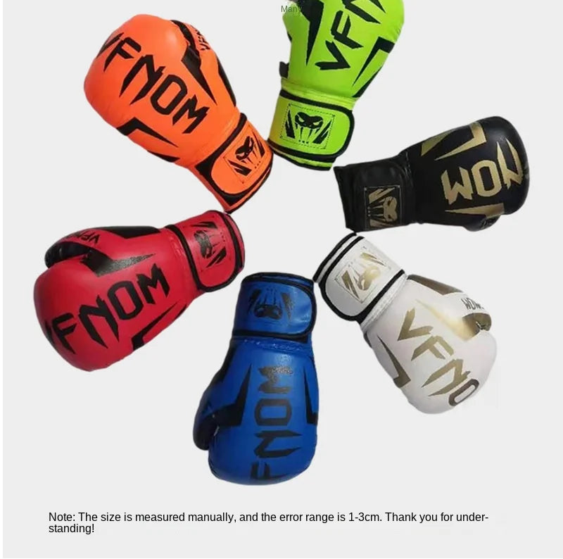 Professional Boxing Gloves for All Ages: 6-16 Oz Sanda, Muay Thai, Taekwondo, and More