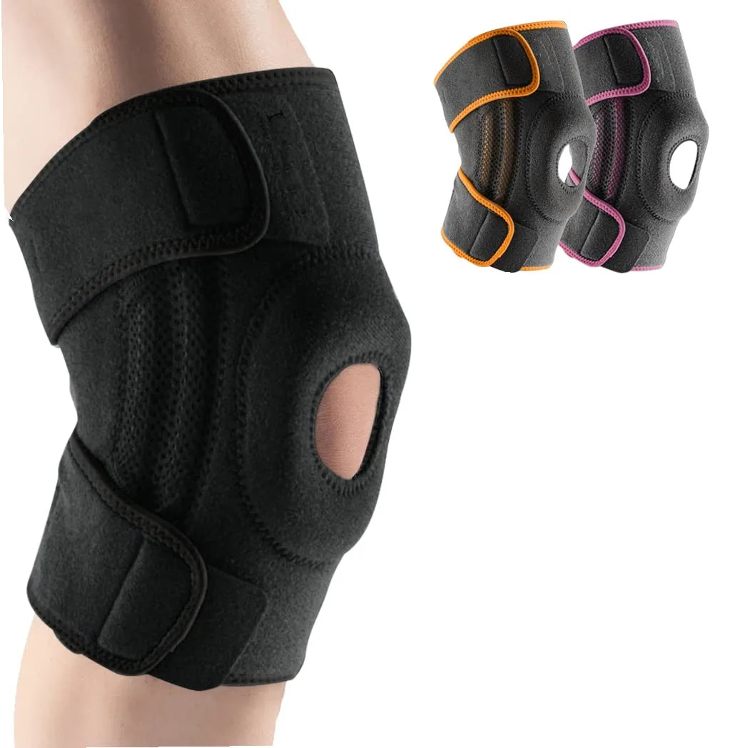 🏃‍♂️ One-Piece Pressurized Silicone Anti-Slip Knee Pads | Sports, Running, Fitness, Cycling, Mountaineering