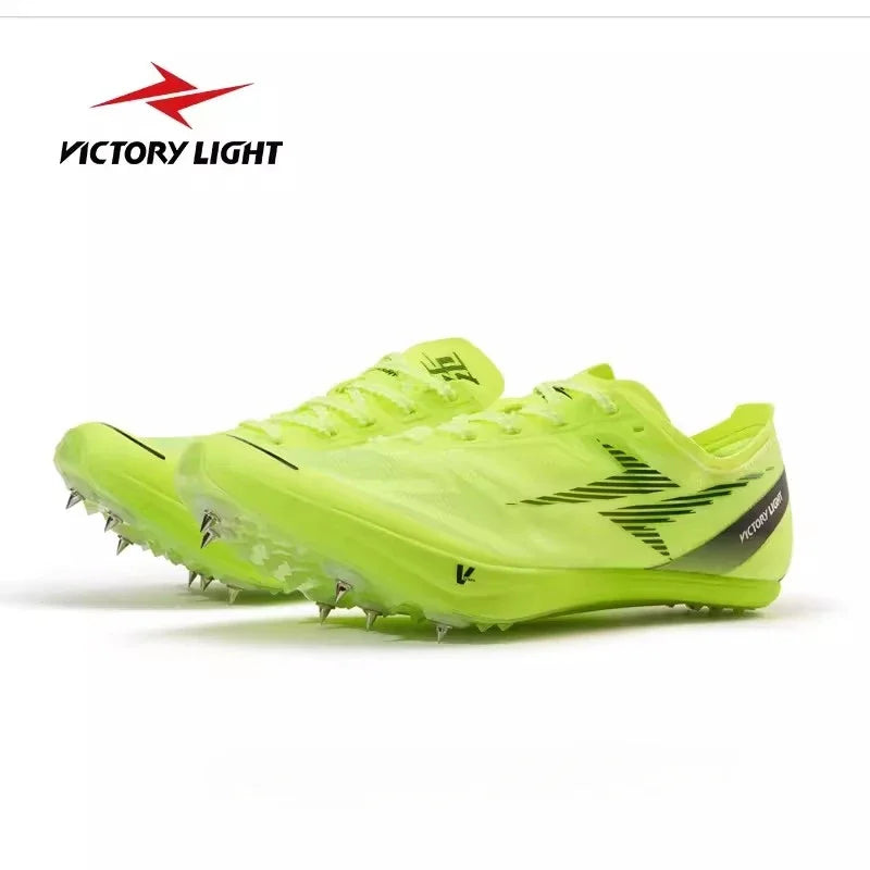 Victory Light Platform Carbon Plate Sprint Spikes | 6-Spike Track & Field Shoes for Mid & Long Distance, Long Jump