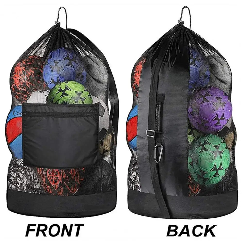 🏀 Drawstring Sports Ball Bag – Mesh Backpack for Football, Basketball, Soccer, Volleyball & Swimming Gear | Durable Ball Storage 🌟