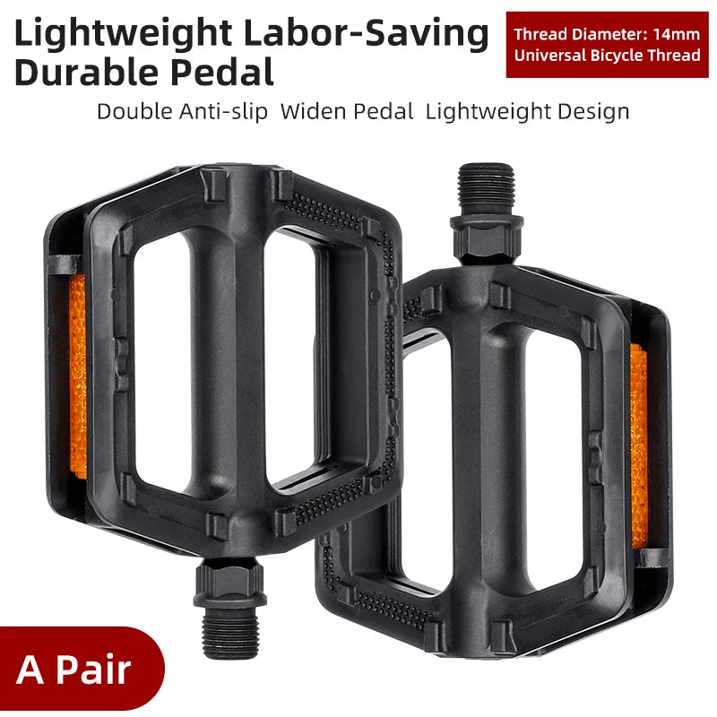 Ultralight Bicycle Pedals | Anti-Slip MTB & Road Cycling Pedals | 9/16'' Universal Fit