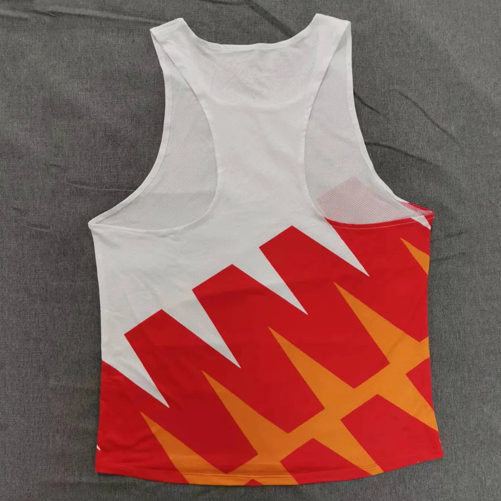 Men's Athletic Running Tank Top Ultra Lightweight Marathon Singlet Y-Back Shirts Dry Fit Workout Sleeveless T-Shirt Tank Tops