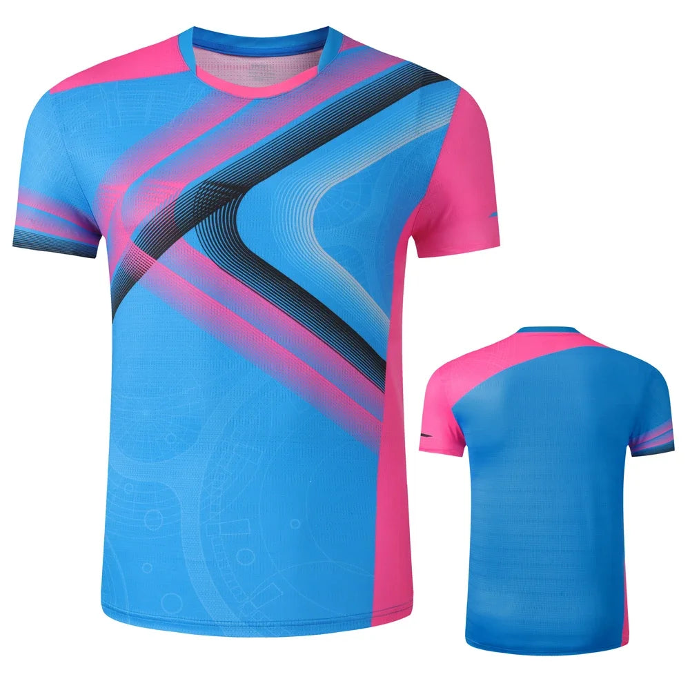 Sports Tennis Shirts for Men, Women, & Kids – Badminton, Table Tennis, Ping Pong, Soccer, & Gym Jerseys