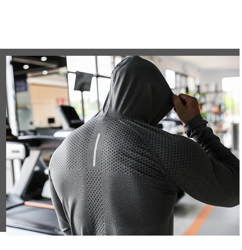 💪 Men's Fitness Tracksuit | Running Sport Hoodie & Joggers | Gym & Outdoor Workout Set