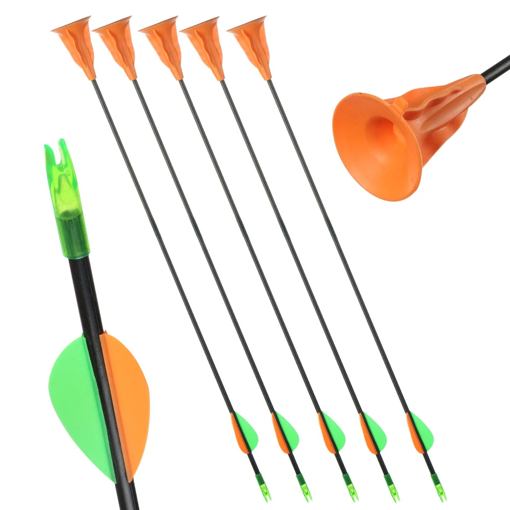 🏹 Toparchery Recurve Bow & Sucker Arrow Set | Junior Archery Training | Outdoor Parent-Child Shooting Game (15-18lbs, 42")